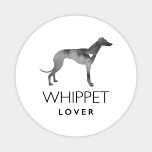 Whippet Dog Lover Gift - Ink Effect Silhouette Magnet